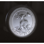 NEU*Echtbilder*  1 oz Silber Round 2025 BU - ZOMBIE ELEFANT / ELEGAUNT -  ZOMBUCKS Zombie Apokalypse - Die Untoten der Kommenden Apokalypse Nr. 6 - 75 Zombucks