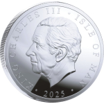 ab Lager** 1 oz Noble Wikingerschiff 2025 BU Isle of Man - Silber 1 Noble Serie Noble