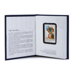Letzte zum Sonderpreis* 1 oz Niue Tarotkarten 2025 Proof - Die WELTKARTE / The WORLD Coin - Silber 2 NZD - serie Tarotkarten
