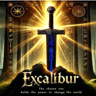 ab Lager** 2 oz Kamerun 2025 Antique Emaille UV-Effekt - EXCALIBUR - Das Legendäre Schwert von König Artus - Legend of the Sword - 2000 Francs - Innovativserie !