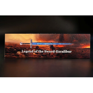 ab Lager** 2 oz Kamerun 2025 Antique Emaille UV-Effekt Steinaufsteller - EXCALIBUR - Das Legendäre Schwert von König Artus - Legend of the Sword - 2000 Francs - Innovativserie !