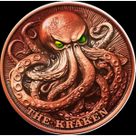 NEU** 5 oz  Kupfer Round - Der Kraken The Kraken-...