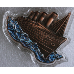 5 oz Kupfer Color Motivbarren - TITANIC - Der Untergang der Titanic - Echtbilder * Real Photos *
