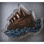 5 oz Kupfer Color Motivbarren - TITANIC - Der Untergang der Titanic - Echtbilder * Real Photos *
