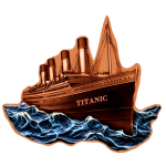 NEU** 5 oz Kupfer Color Motivbarren - TITANIC - Der...