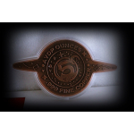 5 oz Kupfer Color Motivbarren - UFO - Echtbilder / Real Photos