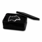 AURINUM*SUMMER*SALE** 1 oz Samoa 2025 - BATMAN BATARANG Shaped Coin - farbig - silber BU 5 $