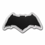 AURINUM*SUMMER*SALE** 1 oz Samoa 2025 - BATMAN BATARANG Shaped Coin - farbig - silber BU 5 $
