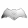 AURINUM*SUMMER*SALE** 1 oz Samoa 2025 - BATMAN BATARANG Shaped Coin - farbig - silber BU 5 $