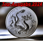 1 oz China 2025 BU - DRACHE / DRAGON - Tang Dynasty &...