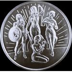 AURINUM*SUMMER*SALE** 1 oz USA Silber Round - DIE 4...