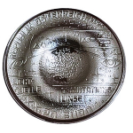 AURINUM-TOP-ANGEBOT** ab Lager ** Österreich 20 Euro 2025 Proof - EINSTEINRING - Schönheit / Faszination Universum - Silber - Die Letzten !