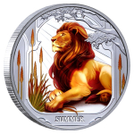 1 oz Niue 2025 Proof - LÖWE Jahreszeiten Sommer -...
