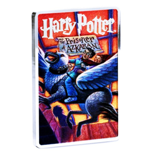 2 oz Niue 2025 Proof - HARRY POTTER & the Prisoner of AZKABAN - Serie Book Covers 3. Ausgabe - silber 3 NZ$ - NZ Mint