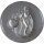 2 oz Niue 2024 Proof - LIBERTY Temperance Schönheit mit Apfel - Silber Shaped Ultra High Relief  - 5NZ$  - Echtbilder / Real Photos
