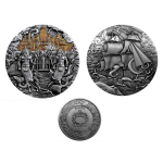5 oz Samoa 2025 Antique Gilded - Das Sagenhafte ATLANTIS Verlorene Zivilisationen - Sliding Door Technique - TOP-INNOVATION 2025 - 2. Öffne-das-Tor-Prägung - Auflage 249! VORVERKAUF !