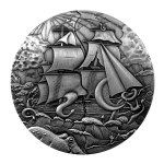 5 oz Samoa 2025 Antique Gilded - Das Sagenhafte ATLANTIS Verlorene Zivilisationen - Sliding Door Technique - TOP-INNOVATION 2025 - 2. Öffne-das-Tor-Prägung - Auflage 249! VORVERKAUF !