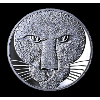 1 oz UCS United Crypto States 2025 - PUMA / COUGAR - Silber Proof 1000 Satoshi QR-Code Hologram - Vorverkauf / PRESALE