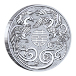 NEU** 1 oz Australien 2025 BU - DOUBLE PHÖNIX PHOENIX - Luan & Feng silber - Serie Mythen & Legenden - Myth & Legends - 1AU$