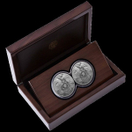 2 x 1 Unze Silber Big Five Serie II Löwe Doppel-Kapsel Südafrika 2025 Proof