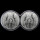 2 x 1 Unze Silber Big Five Elefant Doppel-Kapsel Südafrika 2024 Proof