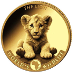 0,5 g Gold Kongo 2025 Proof - LÖWEN-BABY - LION BABY...