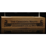 2 oz Germania Beasts 2025 EDITION - GULLINBURSTI - Ultra High Relief Ruthenium Gilded - UV-Effekt- Das Goldene Wildschwein des Gottes Freyr