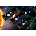 3 x 2 oz Ghana 2025 Solarsystem SET - MOND + SATURN + NEPTUN  - 5 Cedis - Solar System  - VORVERKAUF Lieferung Juli 25