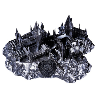 5 oz Samoa 2025 - HARRY POTTER HOGWARTS CASTLE - Schloss Hogwart - 3 - Dimensional Silber Antique - TOP-INNOVATION 2025 - Auflage 499! VORVERKAUF !