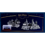 5 oz Samoa 2025 - HARRY POTTER HOGWARTS CASTLE - Schloss Hogwart - 3 - Dimensional Silber Antique - TOP-INNOVATION 2025 - Auflage 499! VORVERKAUF !