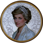 10 oz Kupfer Gilded Proof - PRINZESSIN DIANA - Swarovski...