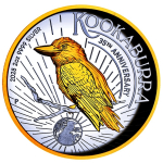 2 oz Kookaburra 2025 Proof Gilded High Relief -...