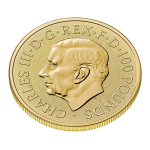 NEU* 1 oz Gold UK 2025 BU - GREYHOUND of Richmond - Königlicher Windhund - Royal Tudor Beasts - Großbritannien Gold 100Pfd.