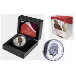 1 oz Niue 2025 Proof - WEDGE TAILED EAGLE / Keilschwanzadler  - Birds of Australia serie - Silber Color 2 NZ$