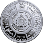 NEU* 1 oz Niue 2025 BU - SIRENE mit dem Betörenden Gesang - Fabelwesen Mythical Creatures serie Ausgabe 2 - 2$ Silber