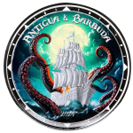 NEU* 1 oz Der Tiefsee-KRAKEN farbig 2024 - Das Monster...