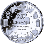 Deutschland 20 Euro Silber 2025 BU - Chemnitz - Kulturhauptstadt Europas 2025