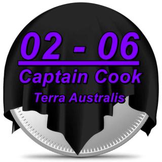 1 oz Niue 2025 Proof - CAPTAIN COOK Terra Australis - Der Geheime Auftrag im Dienste Ihrer Majestät - Silver Color 2 NZ$