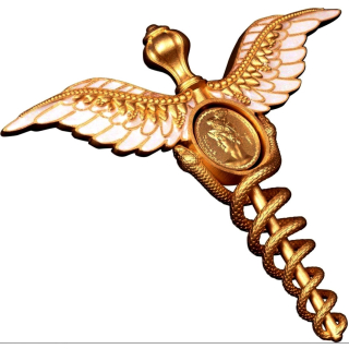 2 oz Samoa 2025 - Caduceus of Hermes - DER HERMESSTAB - 360 Grad Drehung & Tanz - Silber Innovation - 5$