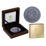 2 oz Kamerun 2025 antique - HADES Gott der Unterwelt - Serie Griechische Mythologie - Silber Antique Finish - 2,000 Francs
