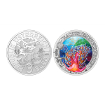 Österreich 3 Euro 2025 HGH - Nacktkiemerschnecke - Leuchtende Meereswelten - GLOW-in-the-DARK - Nachtleuchtend