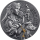 2 oz Kamerun 2025 antique - HECATE - GÖTTIN  des Mondes & Hexerei - Serie Griechische Mythologie - Silber Antique Finish - 2,000 Francs
