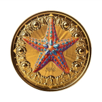 NEU* 1 oz Gold Montserrat 2024 Proof Color - SEESTERN...
