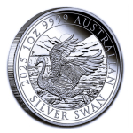 1 oz Schwan 2025 PROOF  Anda Coin Show Special - Australien - silber 1 AU$ - Perth Mint Serie Schwäne