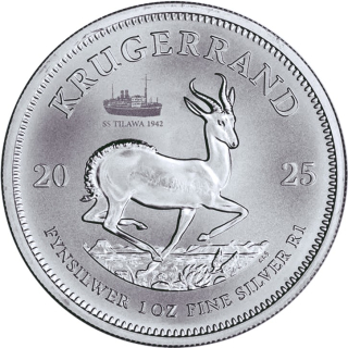 NEU* 1 oz Krügerrand 2025 PRIVY TILAWA - Südafrika Silber BU