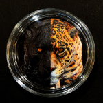 3 oz Palau 2023 Black Proof Obsidian - JAGUAR TAG &...