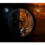 3 oz Palau 2023 Black Proof Obsidian - JAGUAR TAG &...