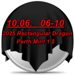 NEU* 1 oz Australien 2025 BU - DRACHE DRAGON - Rechteckig...