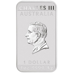 NEU* 1 oz Australien 2025 BU Silberbarren  - DRACHE DRAGON - Jahr des MondDrachen - Rechteckig - Rectangle - Silber - Serie Rechteckdrachen Perth Mint