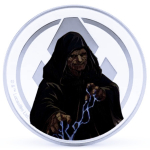 1 oz Medaillon 2025 Proof - STAR WARS Emperor Palpatine YODA vs. Sith-Lord Episches Lichtschwertduell - Doppelseitiges Motiv - Silber - Epische Kämpfe des Star Wars Universums
